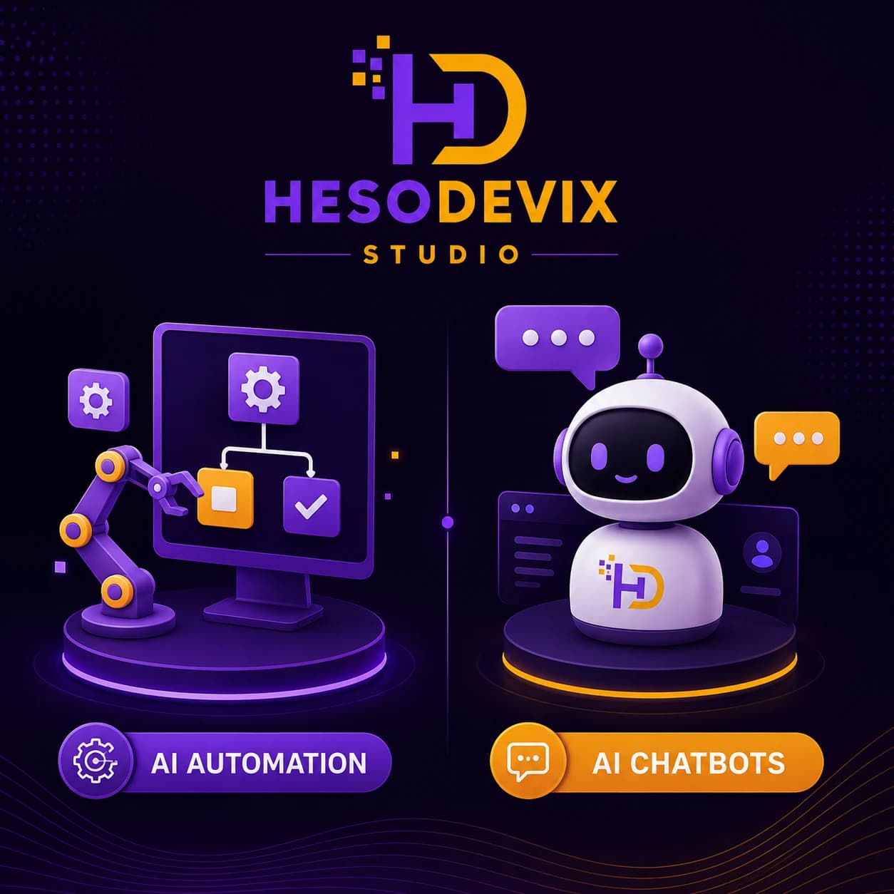 AI Automation & AI Chatbots by Hesodevix Studio