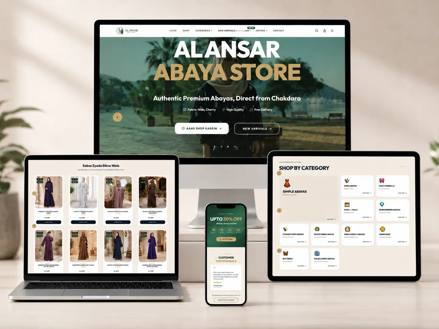 Alansar Digital Brand Identity — Brand Website Design