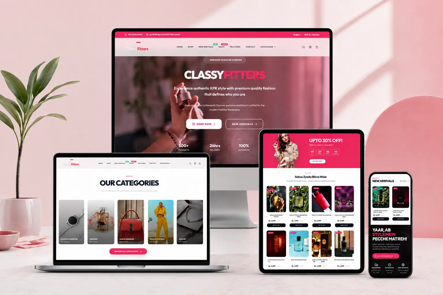 Classy Fitters E-Commerce Store